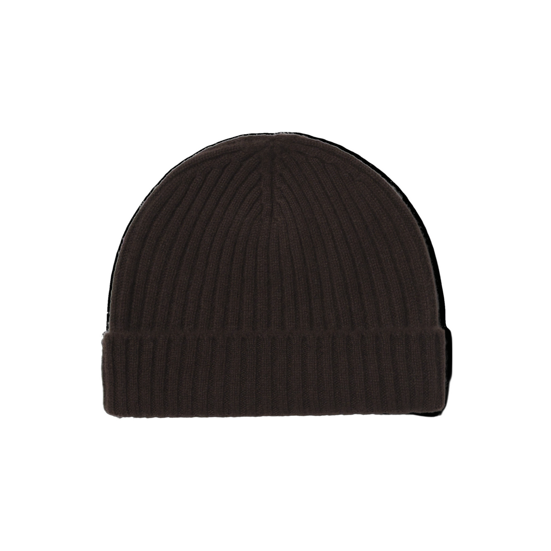 Cashmere Beanie, Chocolate