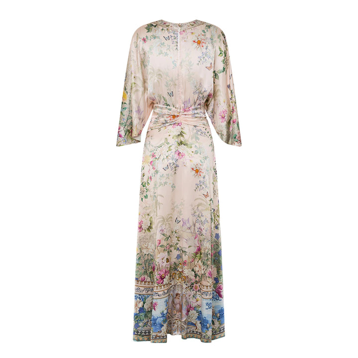 Petal Sleeve Long Dress