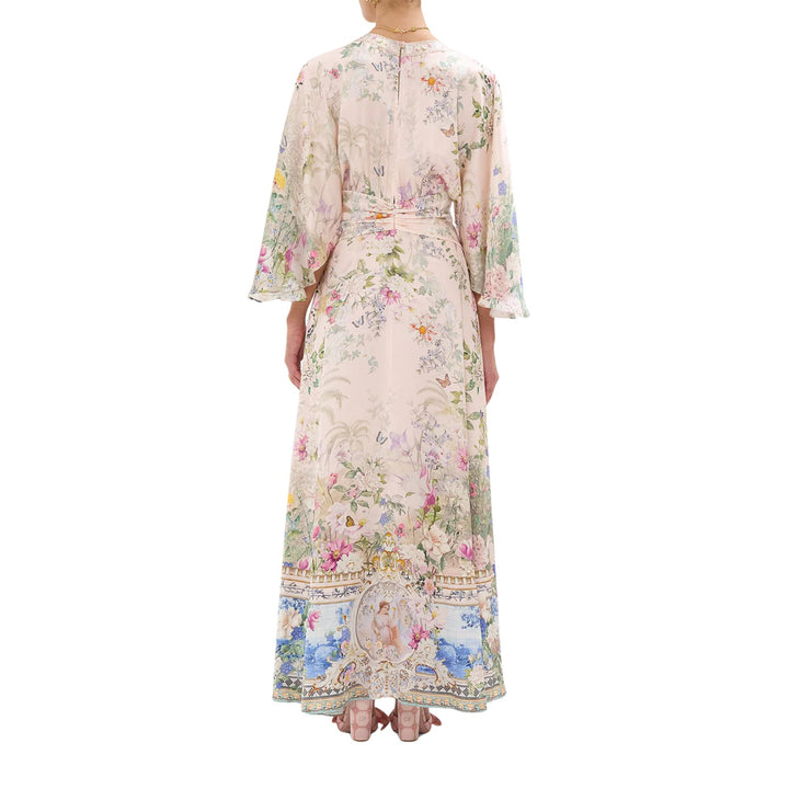 Petal Sleeve Long Dress