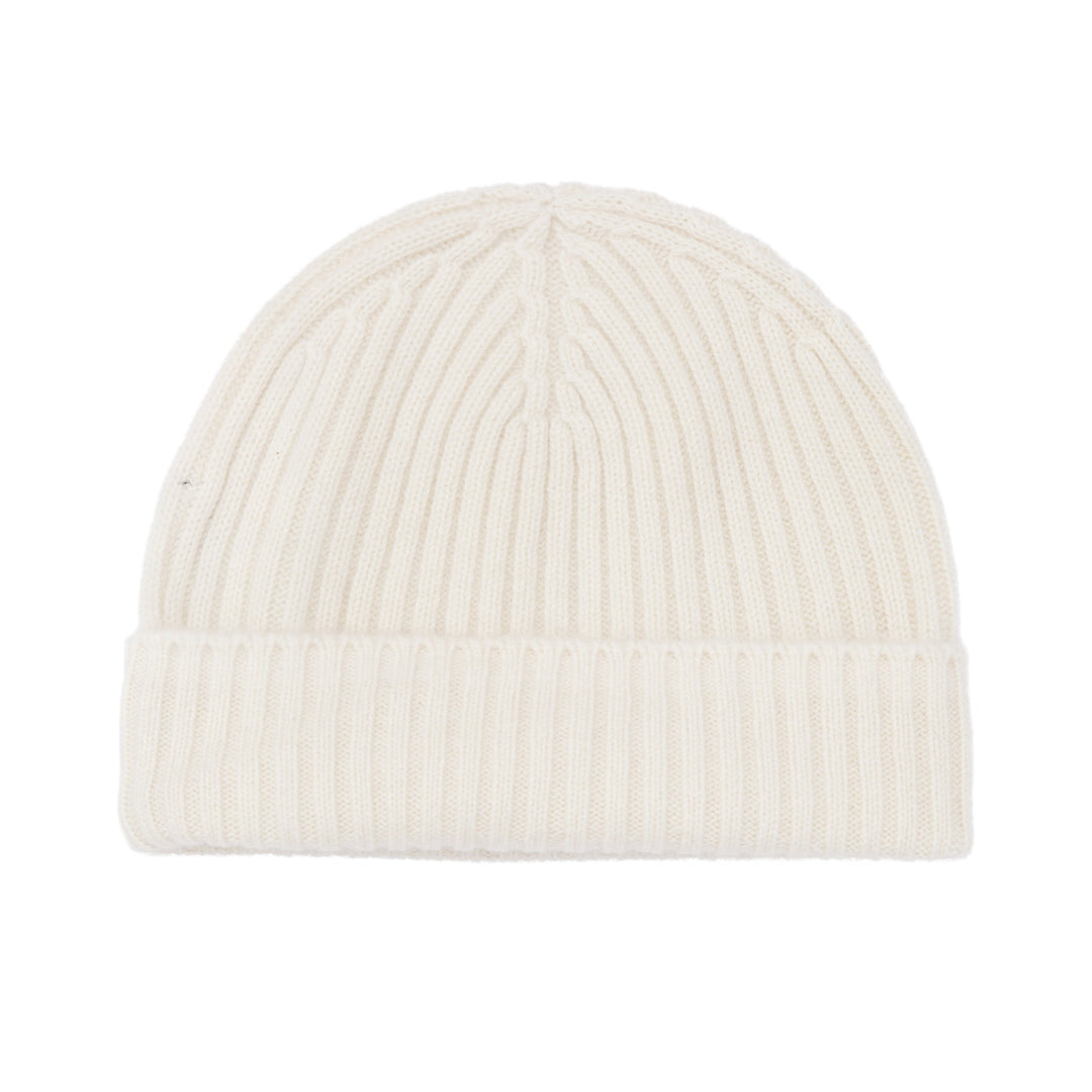 Cashmere Beanie, Ivory