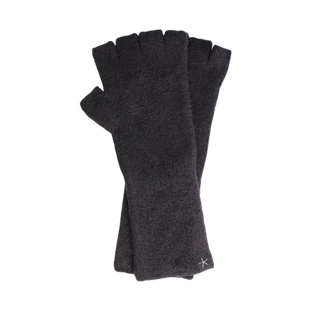CozyChic Lite Fingerless Gloves, Black