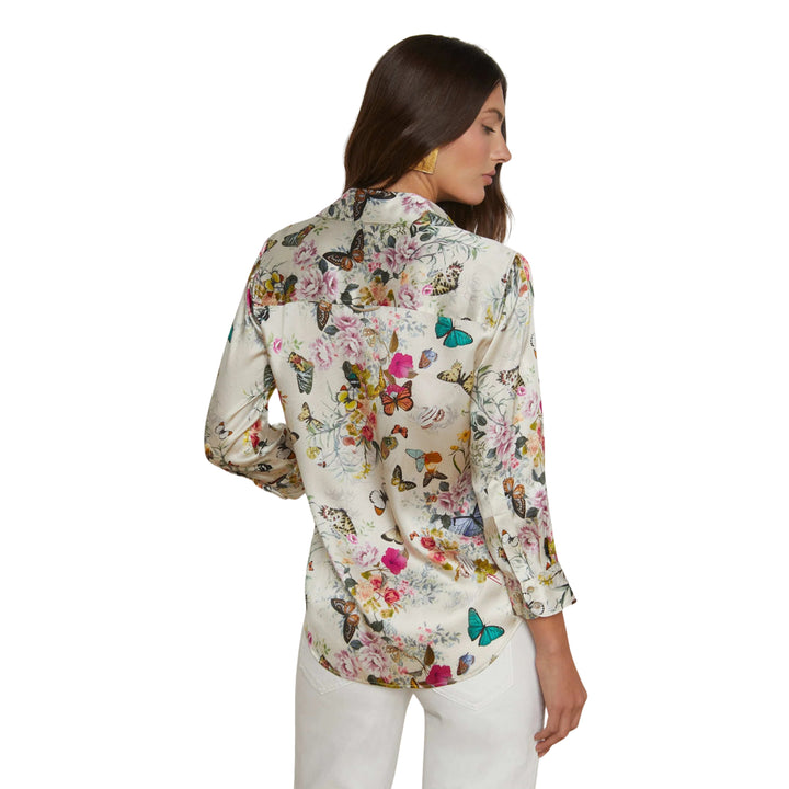 Charonda Butterfly Dani 3/4 Sleeve Blouse