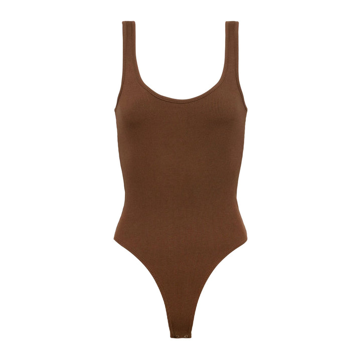 Nica Scoop Neck Tank Bodysuit