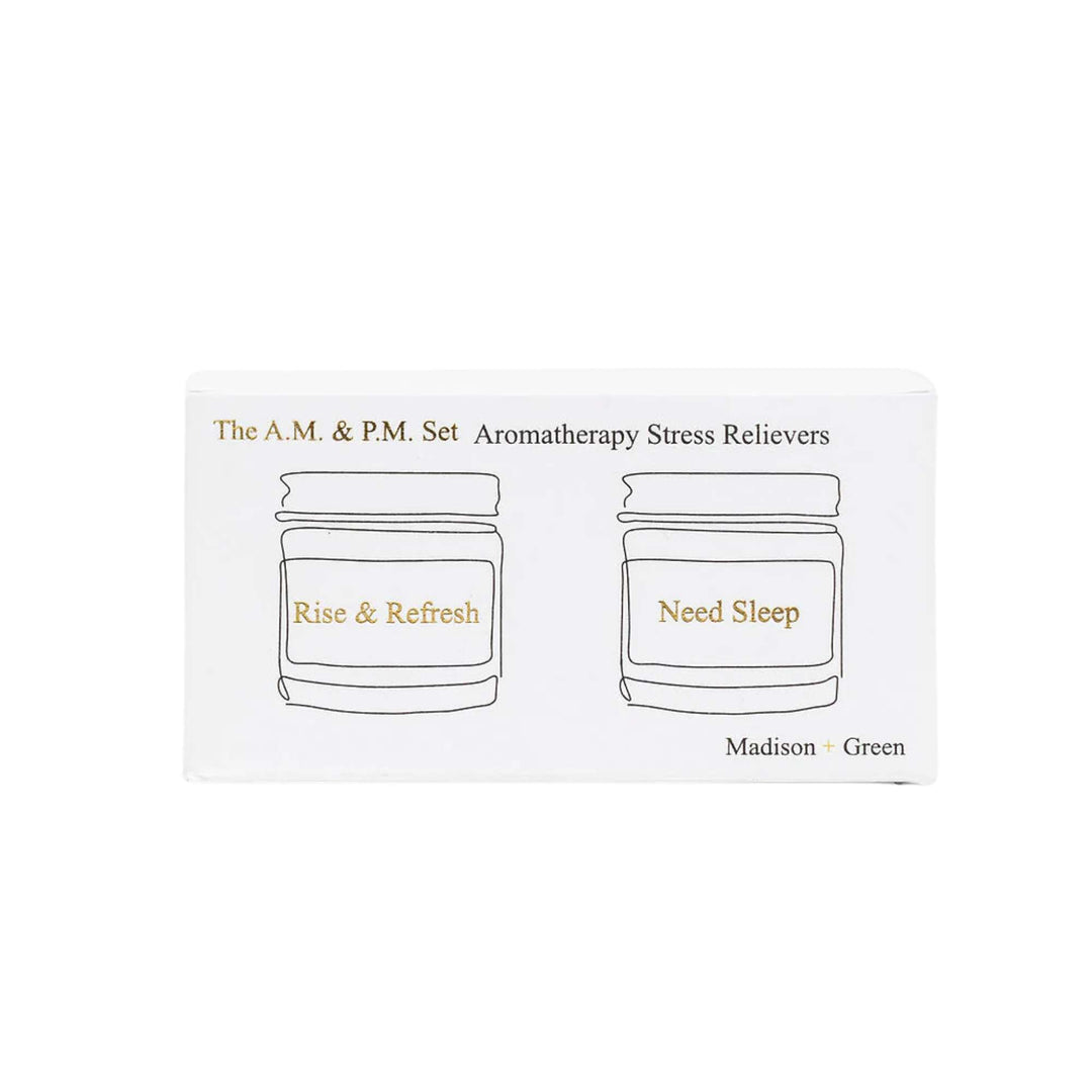 The AM & PM Aromaterapy Inhalers - Set of 2