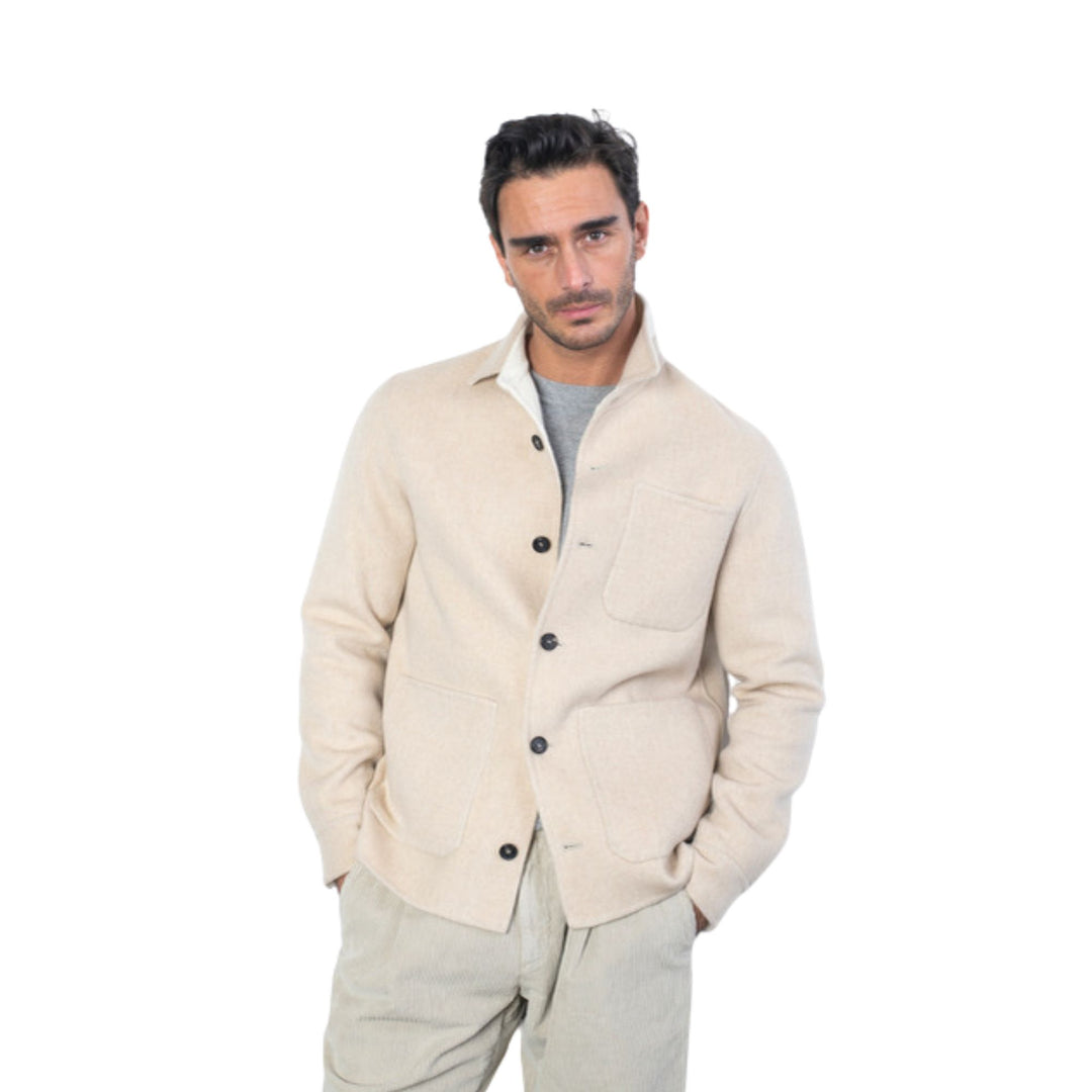 Double Face Cashmere Short Jacket