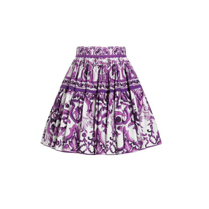 Mini Skirt in Majolica Viola