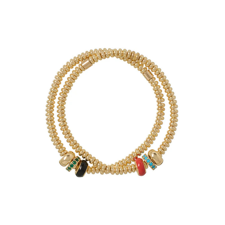 The Corduroy Slider Bracelets - Gold - O/S