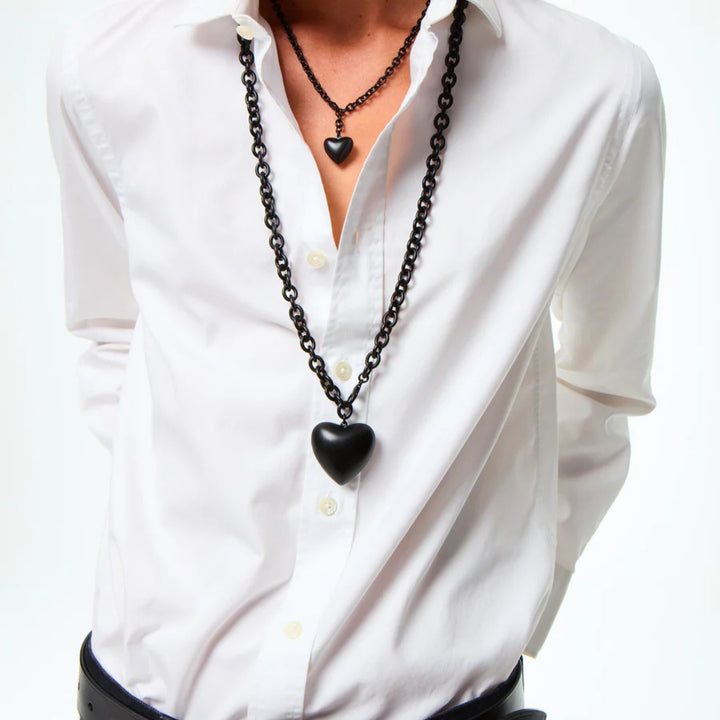 The Mini Puffy Heart Necklace