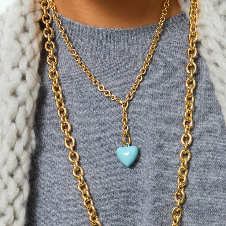 The Mini Puffy Heart Necklace