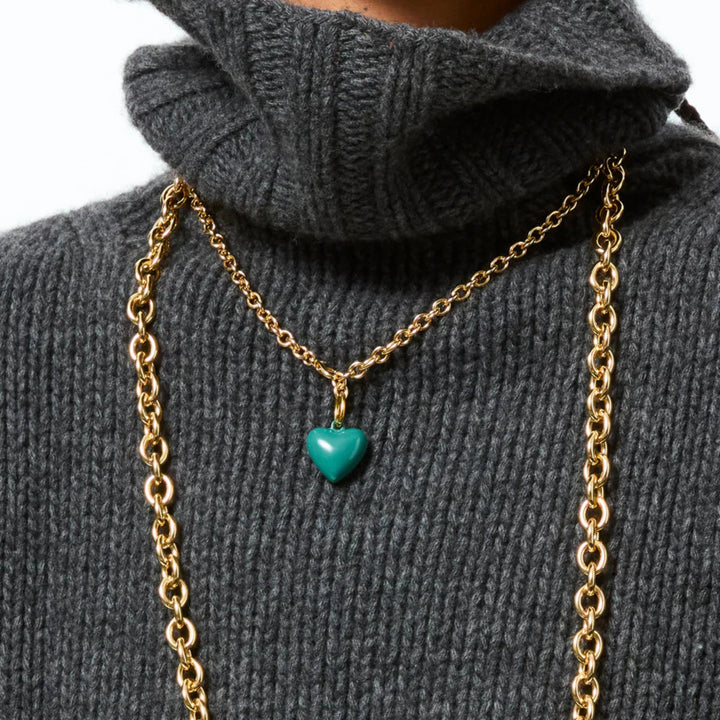 The Mini Puffy Heart Necklace