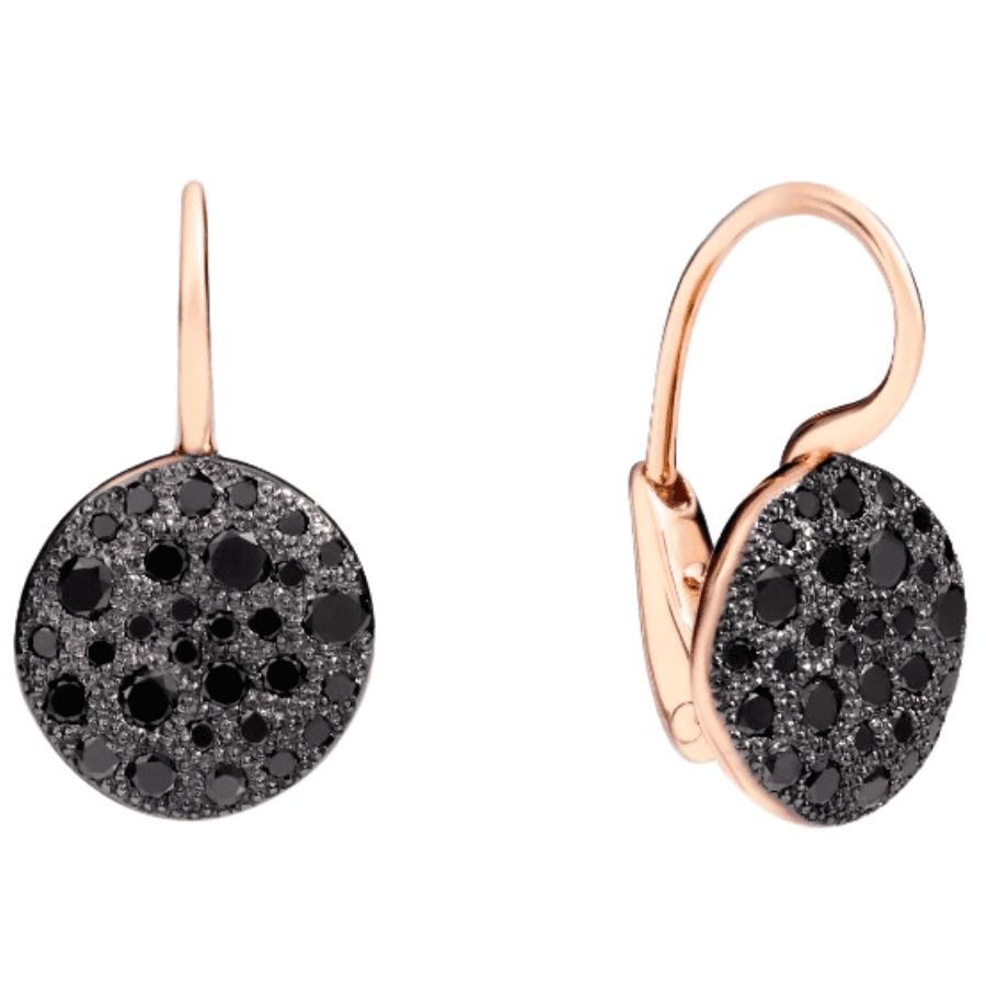 Earrings Sabbia RG Black Diamond