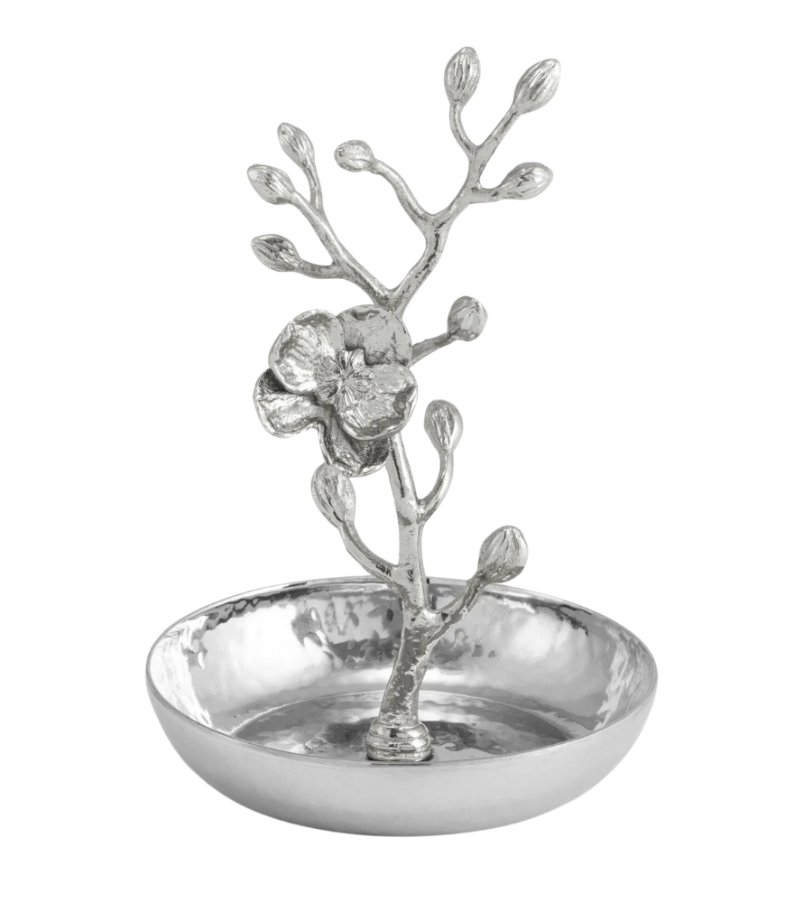 White Orchid Ring Catch