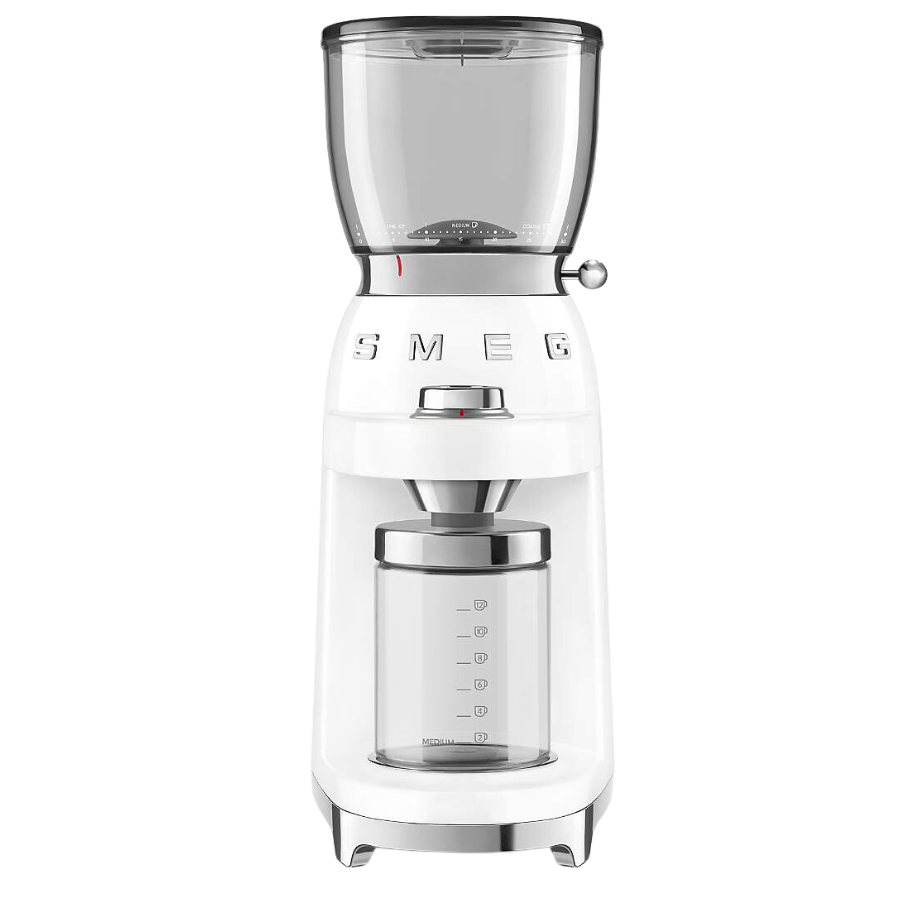 50'S Retro Style Coffee Grinder - White