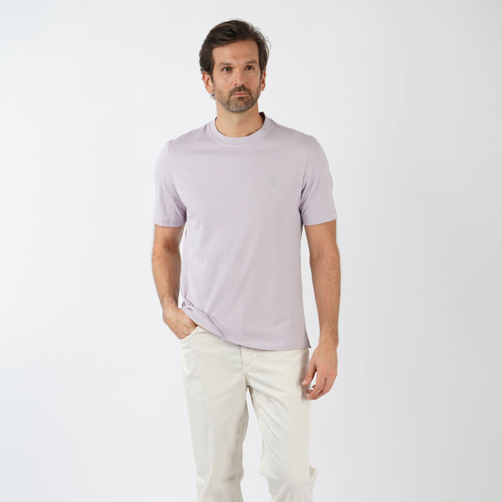 Crew Neck T-Shirt - Lavender