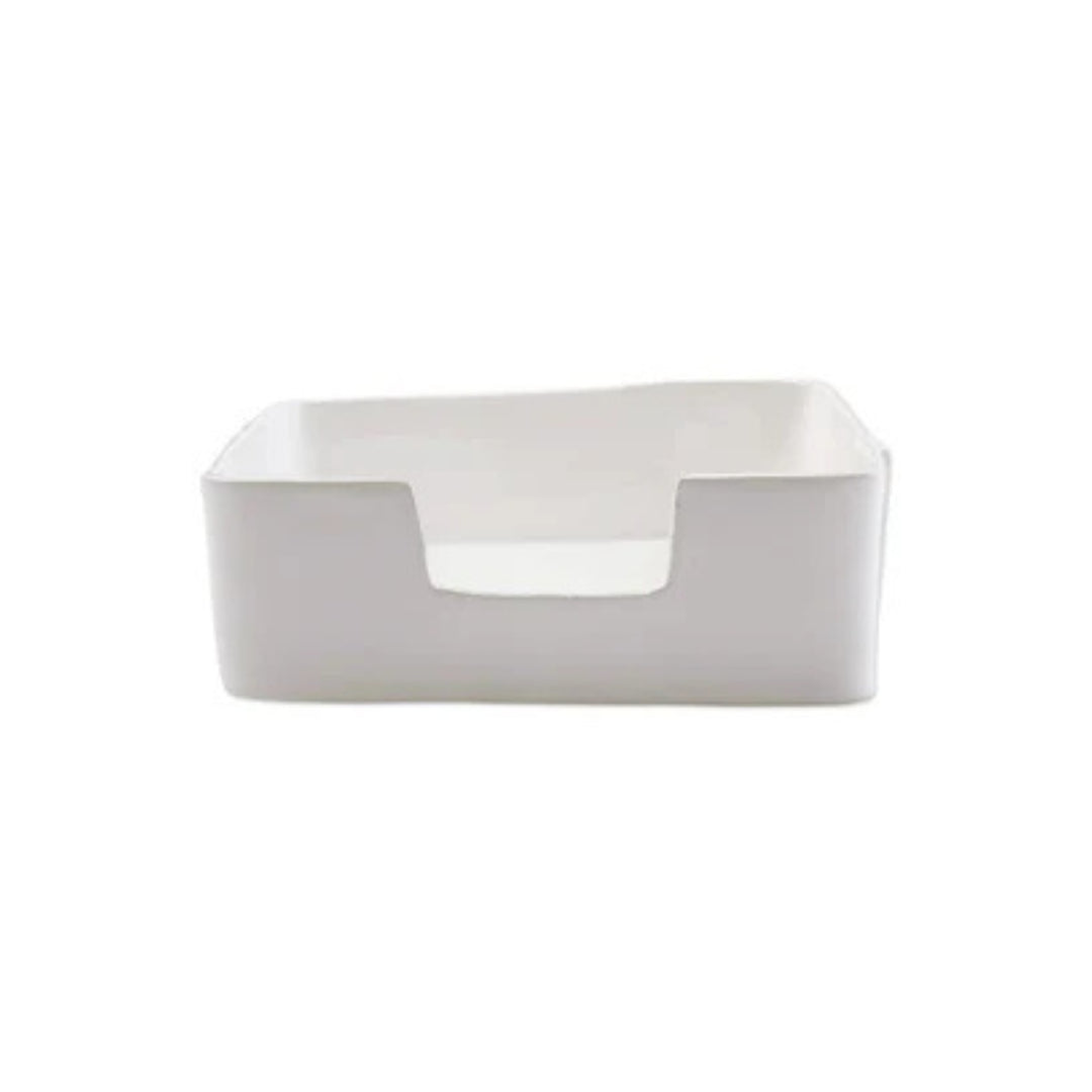 Melamine Lastra White Dinner Napkin Holder