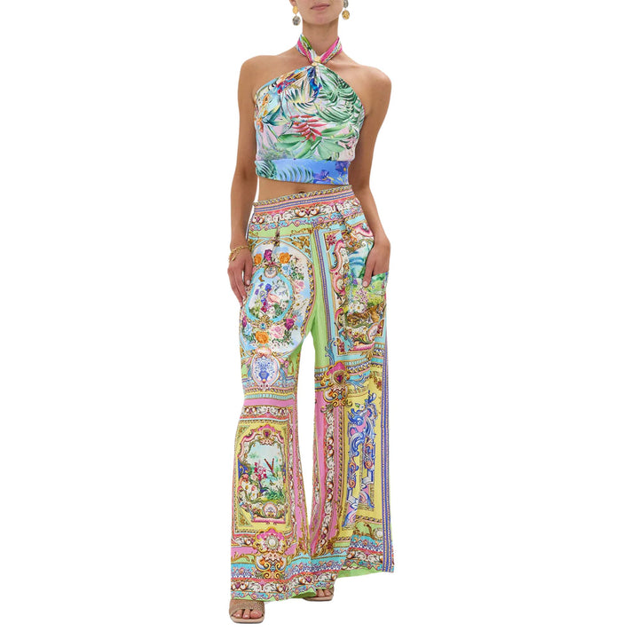 Wide Leg Trouser w/Front Pockets