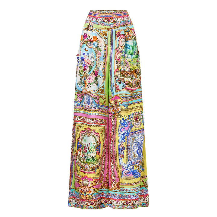 Wide Leg Trouser w/Front Pockets