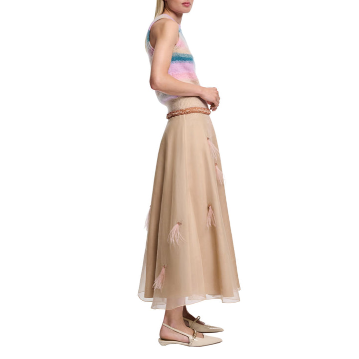 Sheer Volumes Skirt