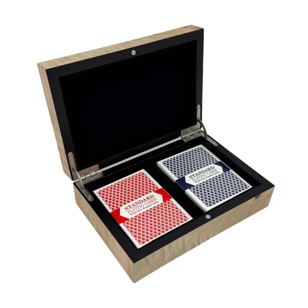Card Set Natural Burl Tan