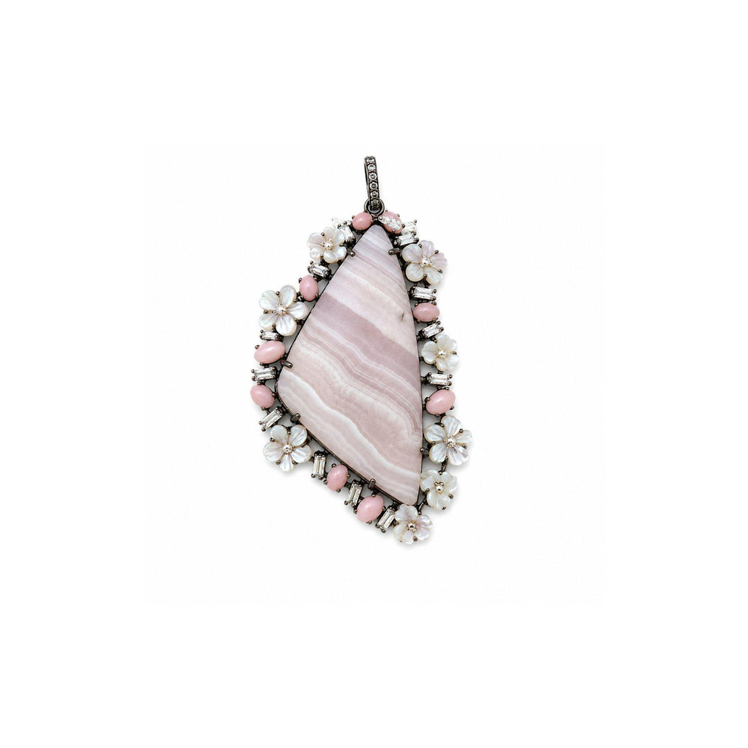 Pink Flower Pendant
