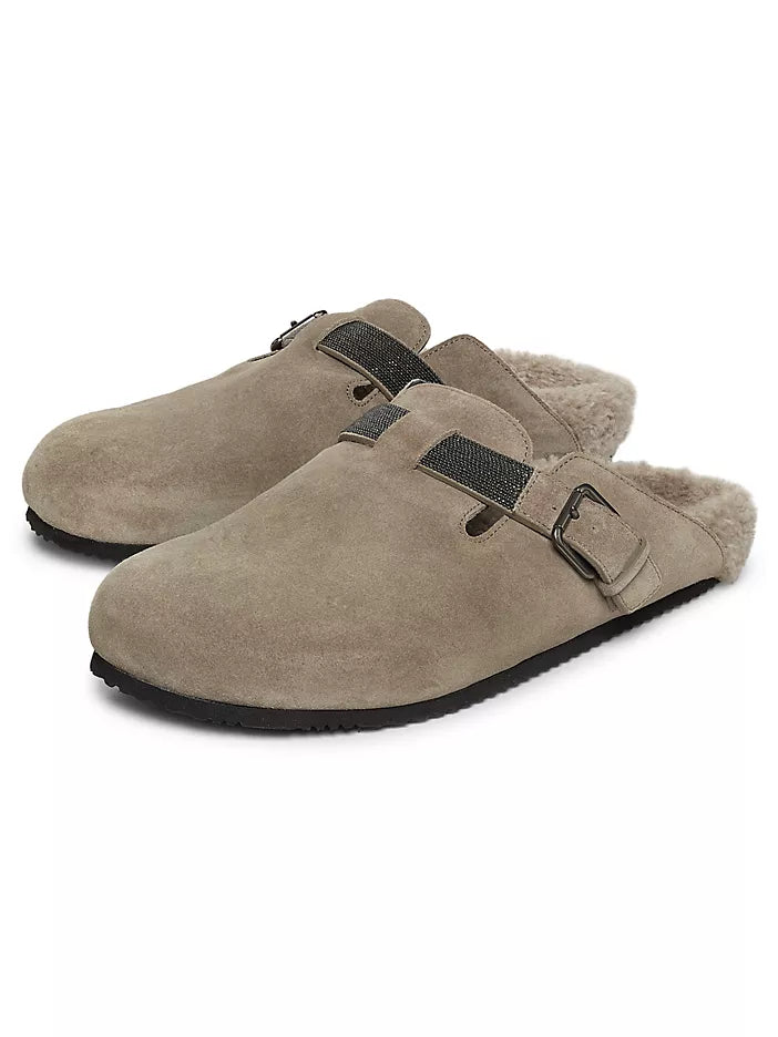 Fur Slides - Beige C5859 - 38M