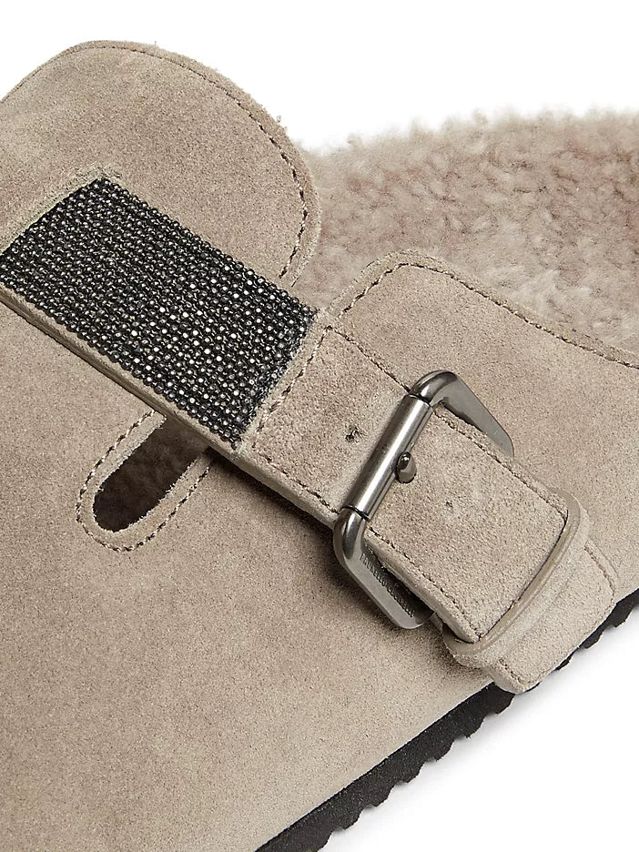 Fur Slides - Beige C5859 - 38M