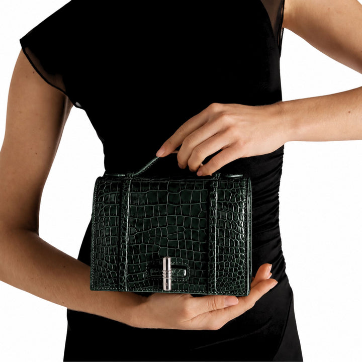 May Small Handbag in Evergreen
