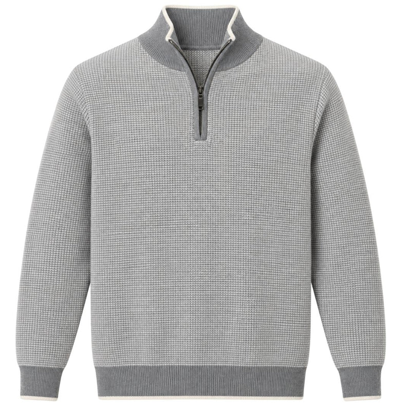 Quarter Zip Cashmere Sweater