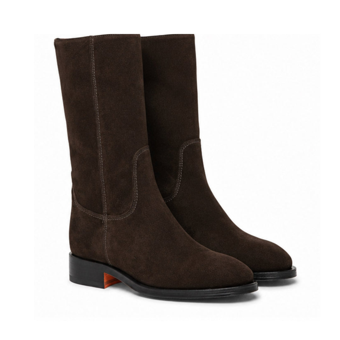 Fleeces Boot in Dark Brown