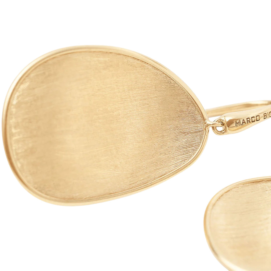 Lunaria Petal Earrings 18K YG