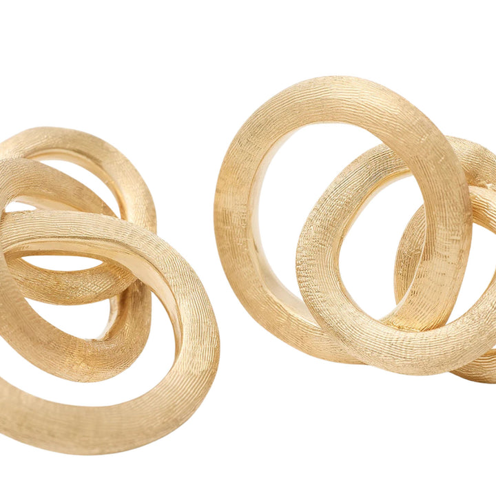 Jaipur Knot Link Earrings 18K YG