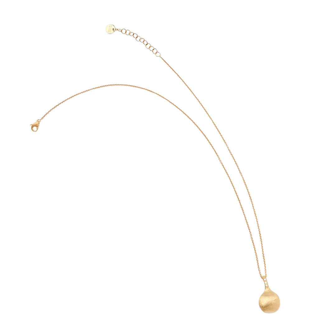 Africa Pendant Necklace with Diamonds 18K YG