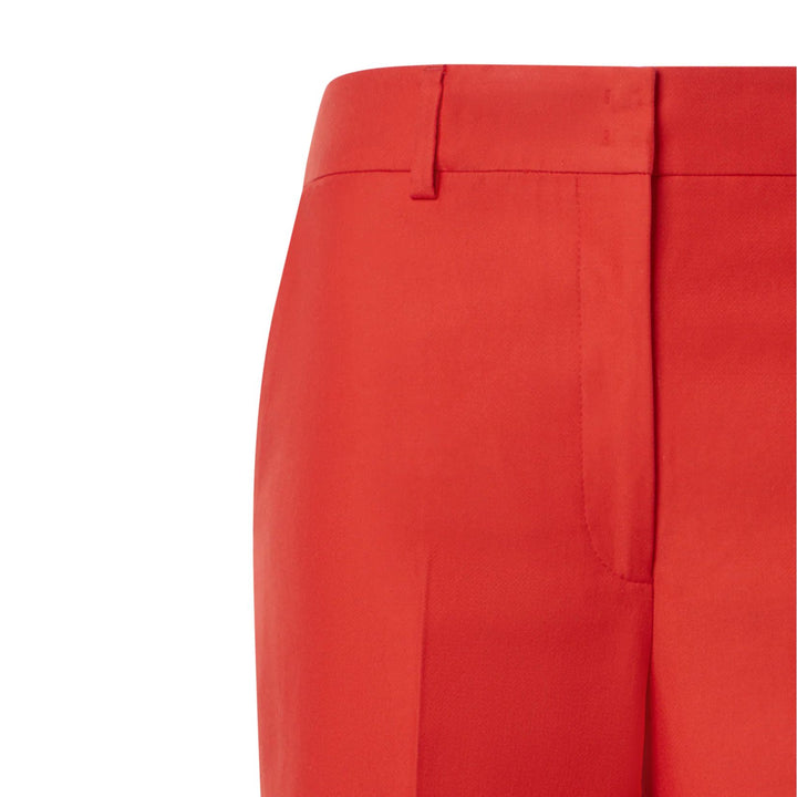 Florine Straight Wide Pants with Polygon Print