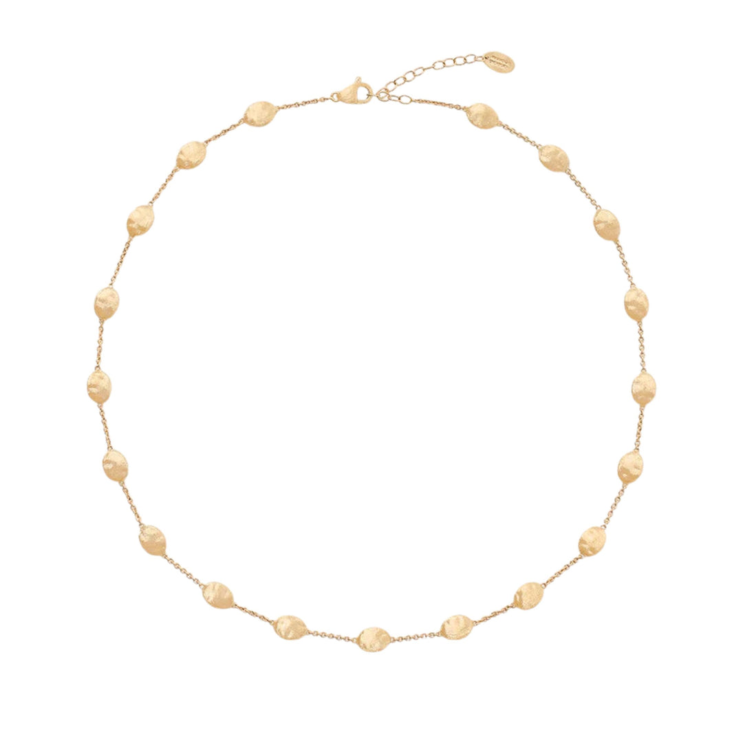 Siviglia Gold Medium Bean Necklace 18K YG