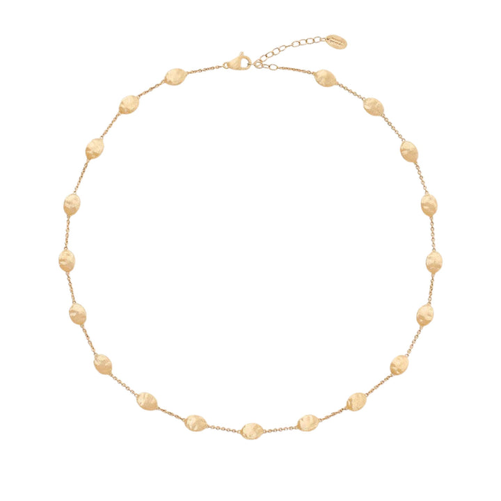 Siviglia Gold Medium Bean Necklace 18K YG