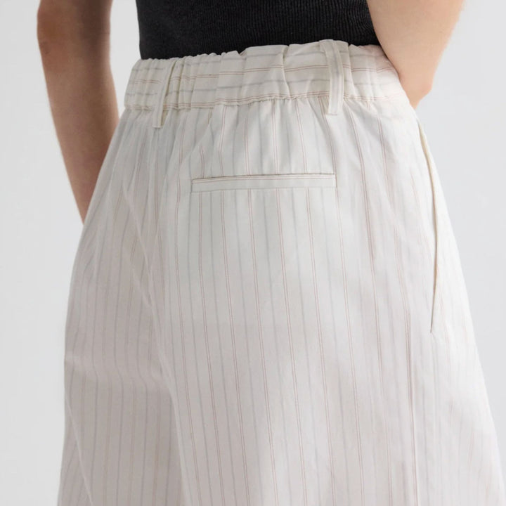 Hudson St Pant - White/Wine