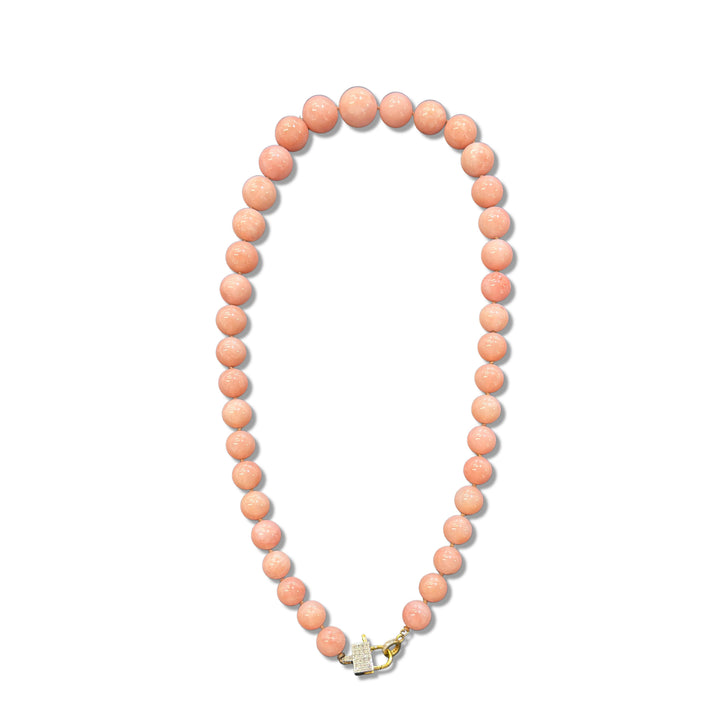 Pink Opal Short Necklace