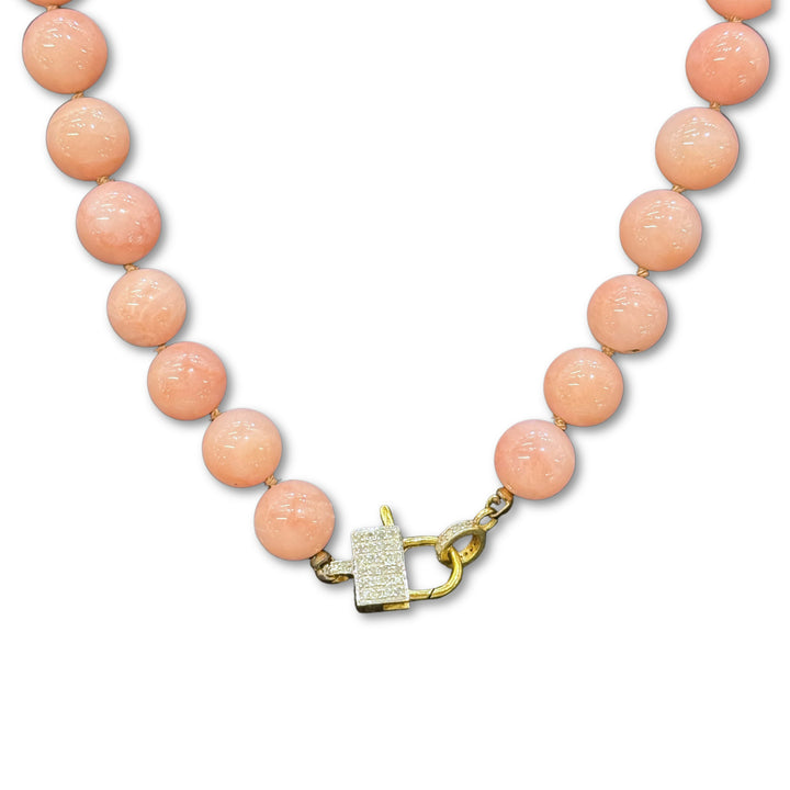 Pink Opal Short Necklace
