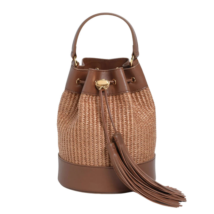Sienna Raffia Bucket Bag
