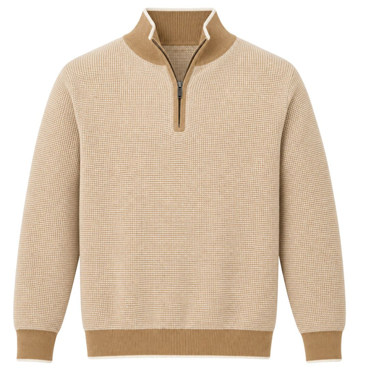 Quarter Zip Cashmere Sweater