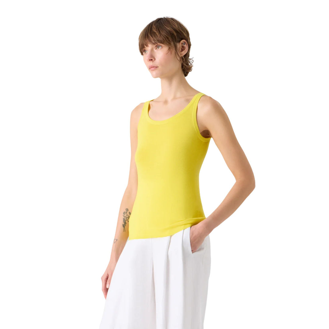 Fitted Merino Wool Tank Top