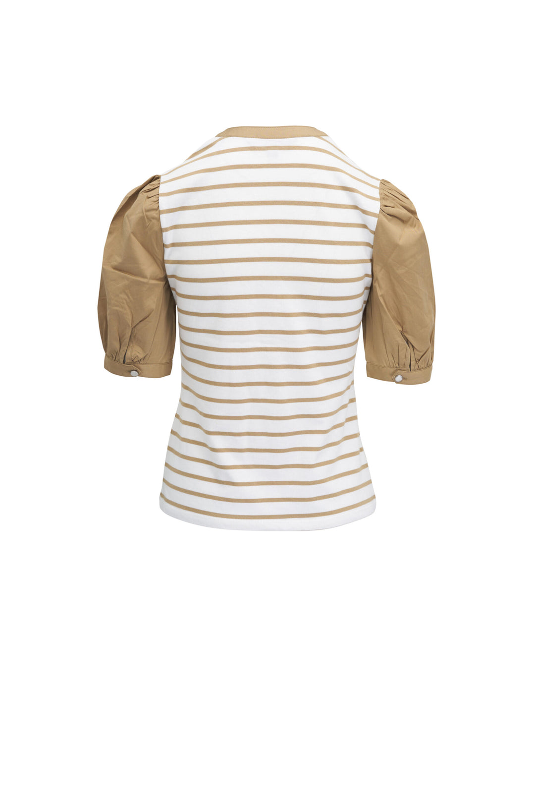 Kelli Top - Khaki/Off White