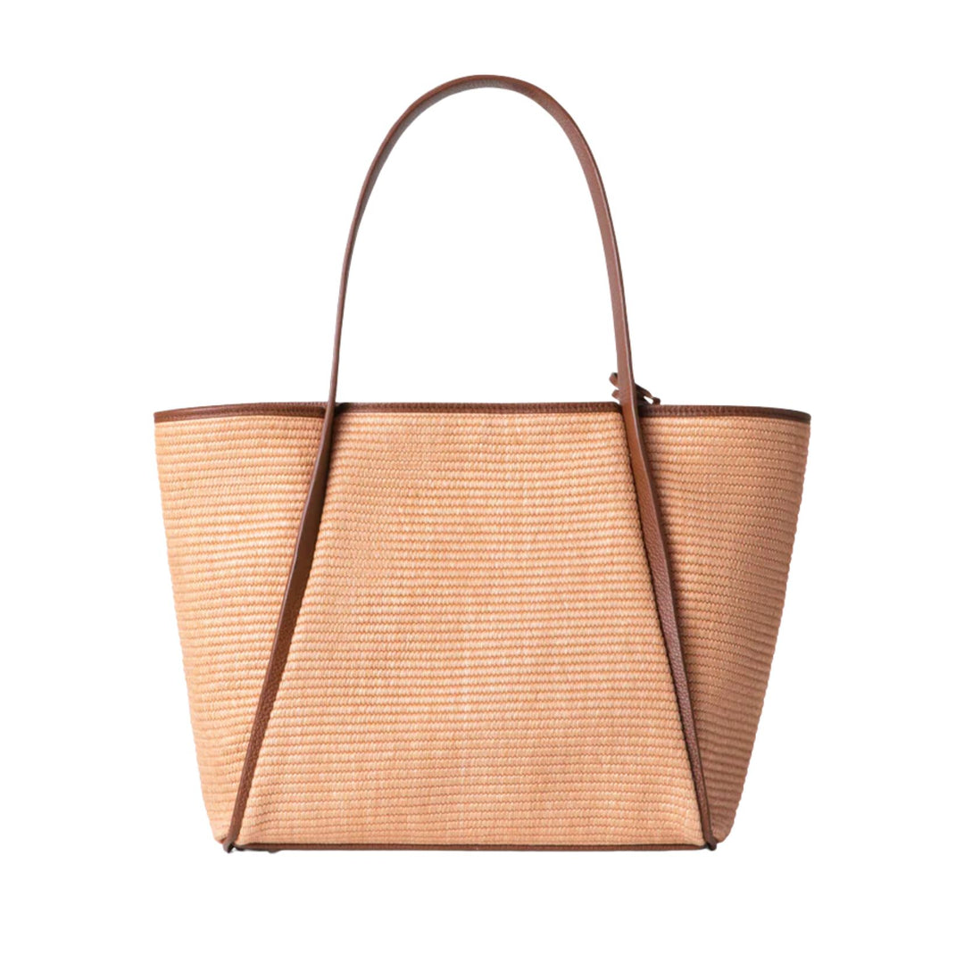 Alex Small Tote Bag in Camel and Caramel