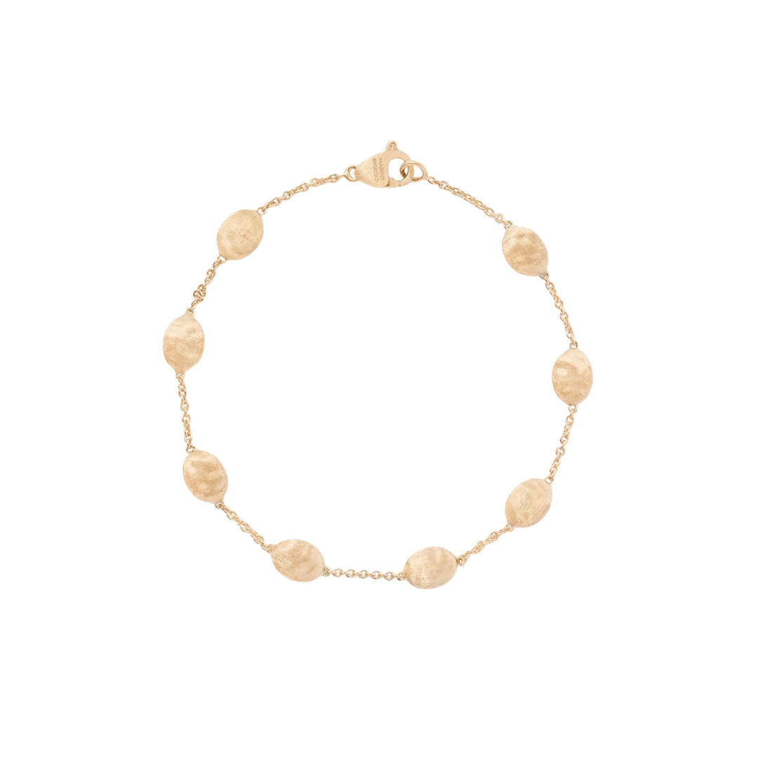 Siviglia Gold Medium Bean Bracelet 18K YG