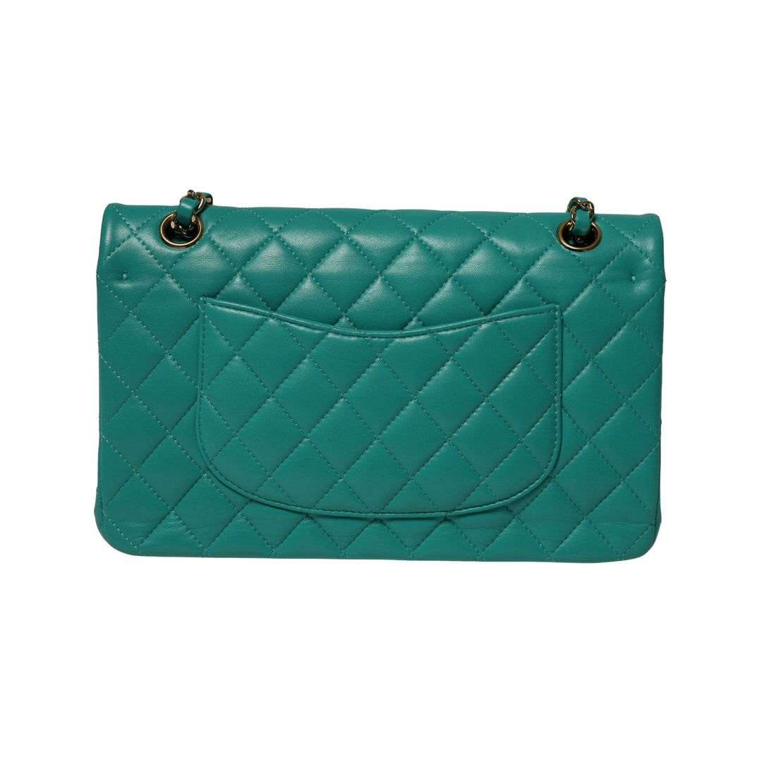 CHANEL BLUE LAMBSKIN