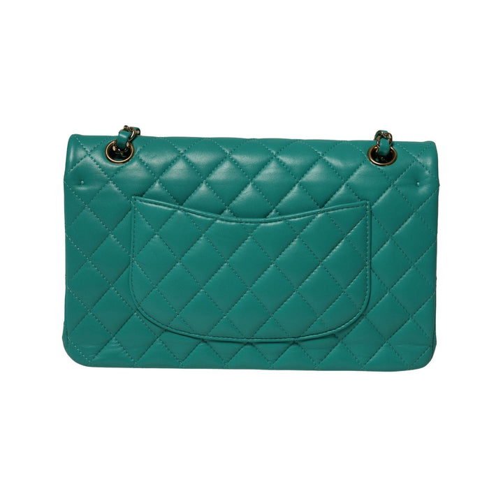CHANEL BLUE LAMBSKIN