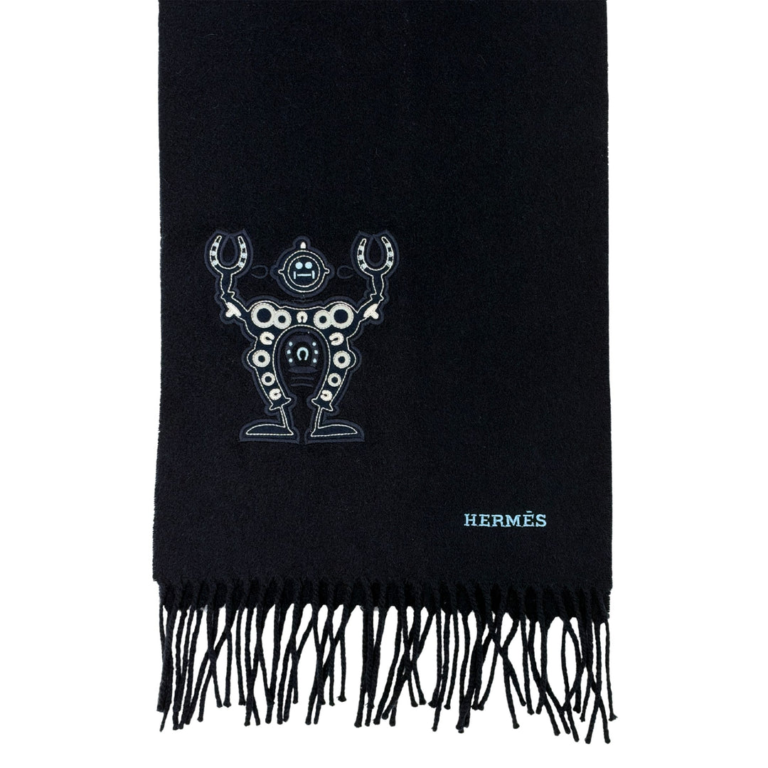 Hermès Mr Farrier Scarf in Navy