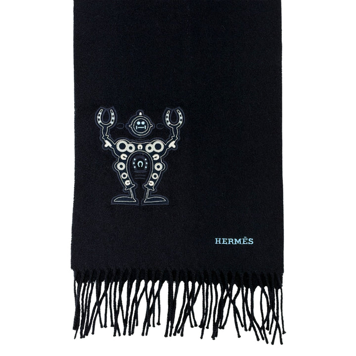 Hermès Mr Farrier Scarf in Navy