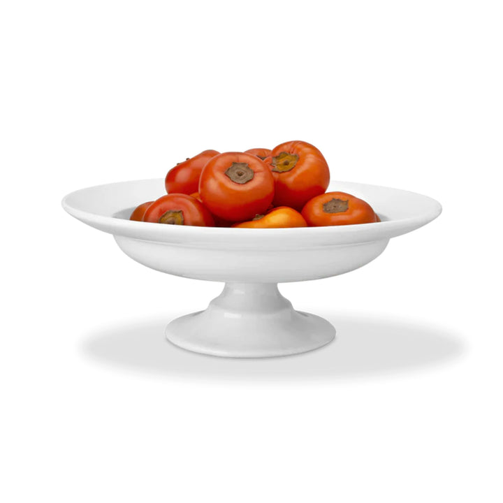 1508 Pedestal Serving Bowl in White