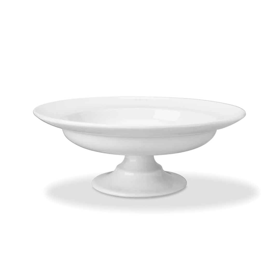 1508 Pedestal Serving Bowl in White